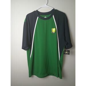 Vtg Athletech T-Shirt Men's Large NWT 90s Green Black White